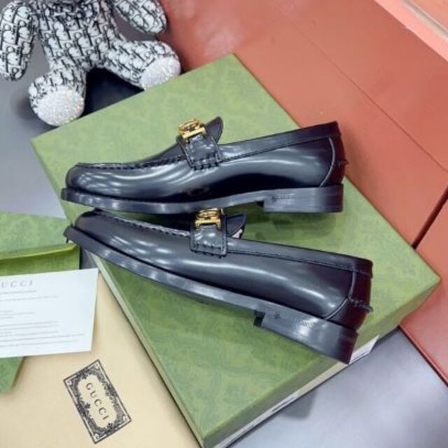 グッチ GUCCI レザー ウィメンズ ローファー 37 | paymentsway.co