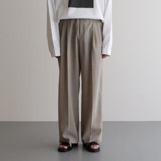 【YOKE】HI WAIST BELTED TROUSERS(スラックス)