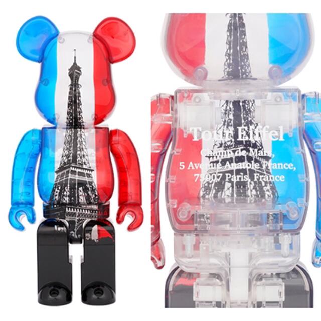 MEDICOM TOY(メディコムトイ)の2G限定 EIFFEL TOWER Tricolor ver. 400%ベア エンタメ/ホビーのフィギュア(その他)の商品写真