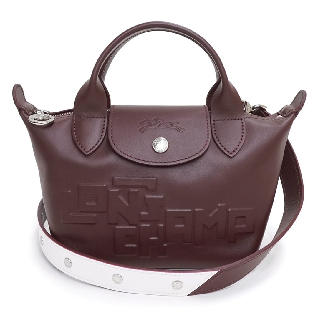 【未使用】LONGCHAMP プリアージュ キュイール レザー ピンク 2way