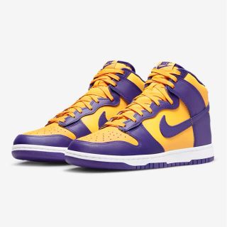 ナイキ(NIKE)のNike Dunk High Lakers ナイキ ダンク レイカーズ 28.5(スニーカー)