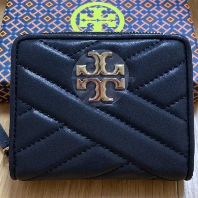 トリーバーチ　Tory Burch　キラフェブロン　折り財布　ブラック　新品ファッション小物