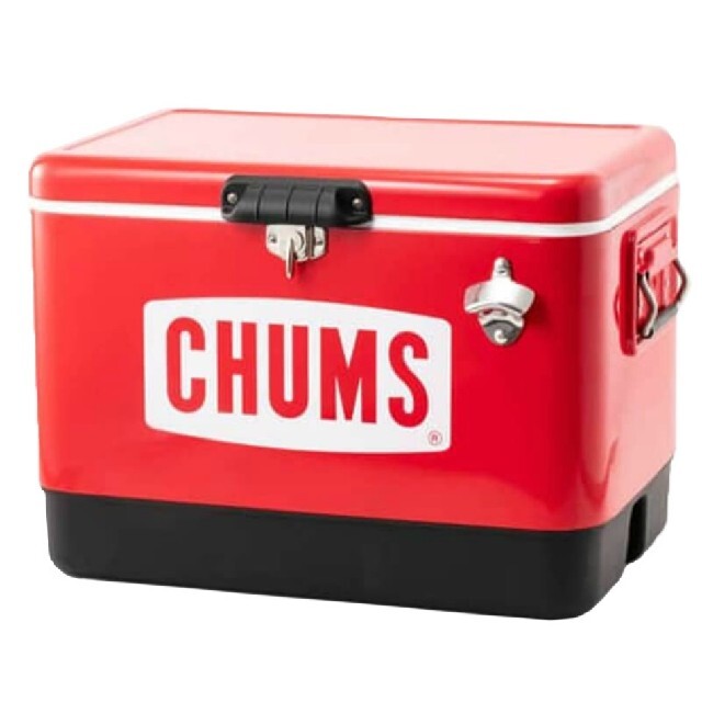 CHUMS チャムスス チールクーラーボックス 54L レッド