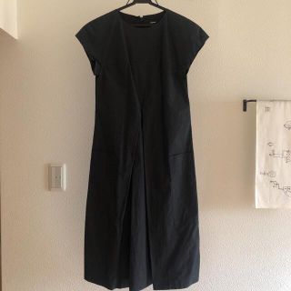 ジルサンダー(Jil Sander)のジルサンダーネイビー　ワンピース(ひざ丈ワンピース)