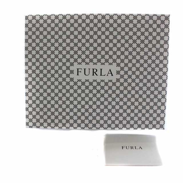 Furla(フルラ)のフルラ サイドジップショートブーツ チャンキーヒール 24cm 黒 レディースの靴/シューズ(ブーツ)の商品写真