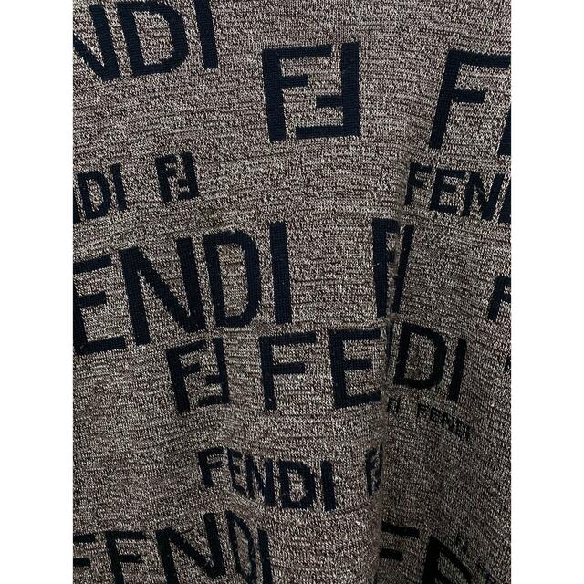 ヴィンテージ FENDI フェンディ ロゴ ズッカ柄 ニット セーター 3