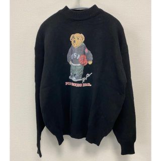 ポロラルフローレン(POLO RALPH LAUREN)の90s  ポロ ラルフローレン ポロベアプリント セーター(ニット/セーター)