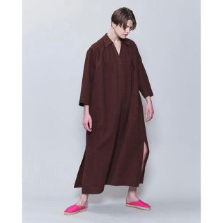 新品未使用6 ROKU COTTON EMBOSS DRESS/ワンピース