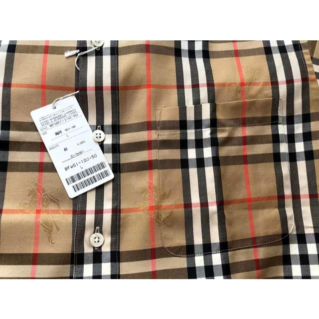 BURBERRY - 山陽商会タグ付バーバリーノバチェックシャドーホース織90s