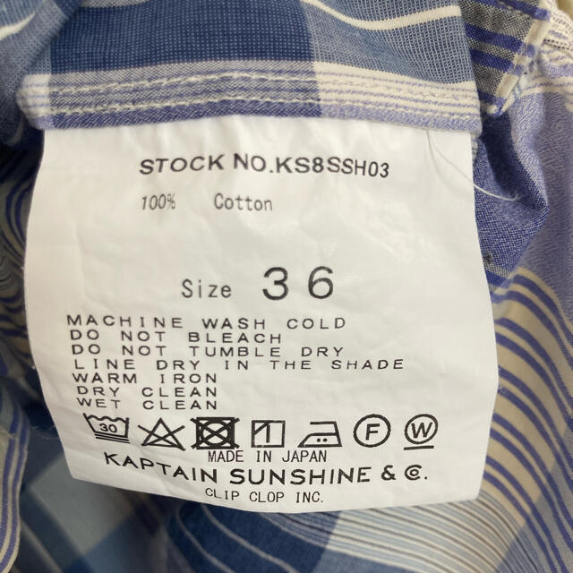 KAPTAIN SUNSHINE スタンドカラーシャツ メンズのトップス(シャツ)の商品写真