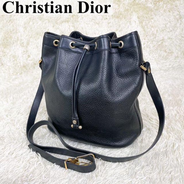 Christian Dior - 【美品】クリスチャンディオール ショルダーバッグ 巾着 レザー CDロゴ 黒の通販 by のあの古着屋| クリスチャンディオールならラクマ Christian Dior - 【美品】クリスチャンディオール ショルダーバッグ 巾着 レザー CDロゴ 黒の通販 by のあの古着屋| クリスチャンディオールならラクマ