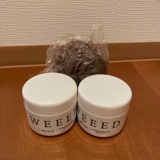 WEEEDスクラブ　ネット付き　新品(ボディスクラブ)