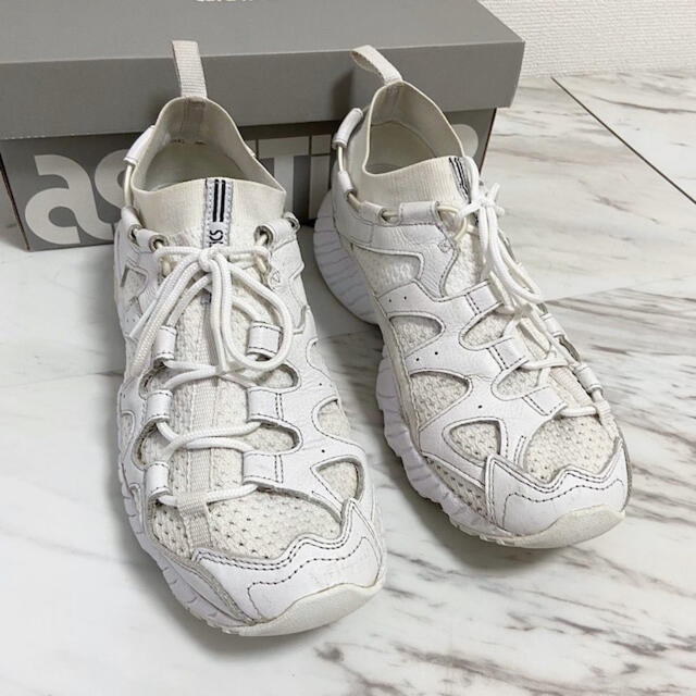 箱付き asics gel-mai knit ゲルマイ ニット 変型スニーカー