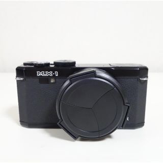 ペンタックス(PENTAX)の美品 ペンタックス PENTAX MX-1 ブラック 自動開閉キャップ付き(コンパクトデジタルカメラ)