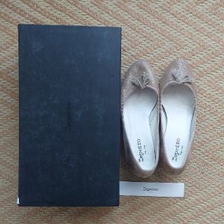 レペット(repetto)のレペット repetto ジゼル GISELE 38 ラメ ベージュ(ハイヒール/パンプス)