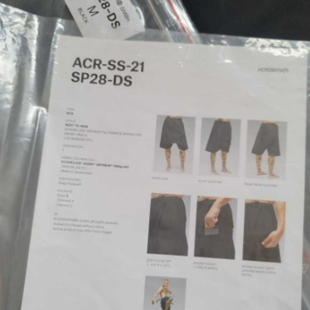ACRONYM SP28-DS sizeM アクロニウム ショーツ | dyl.com.co