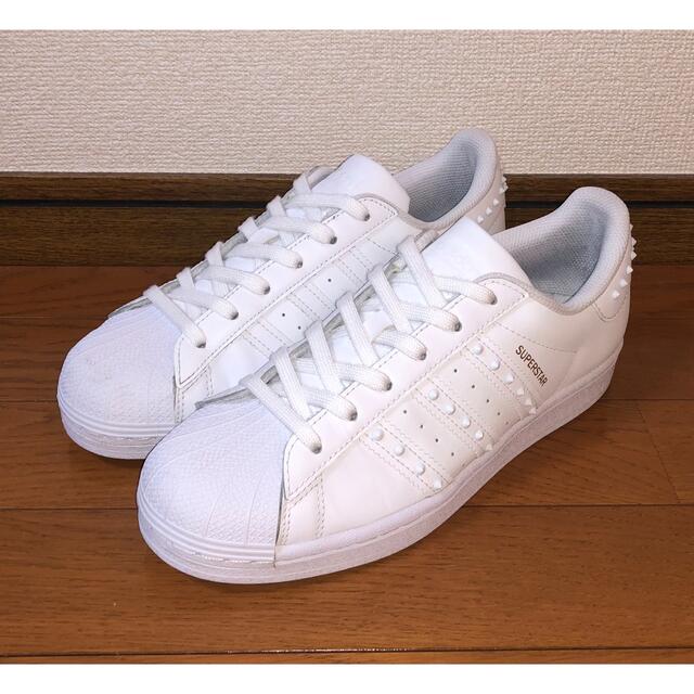 adidas - 24.5cm 良品 adidas オリジナルス スーパースター スタッズ