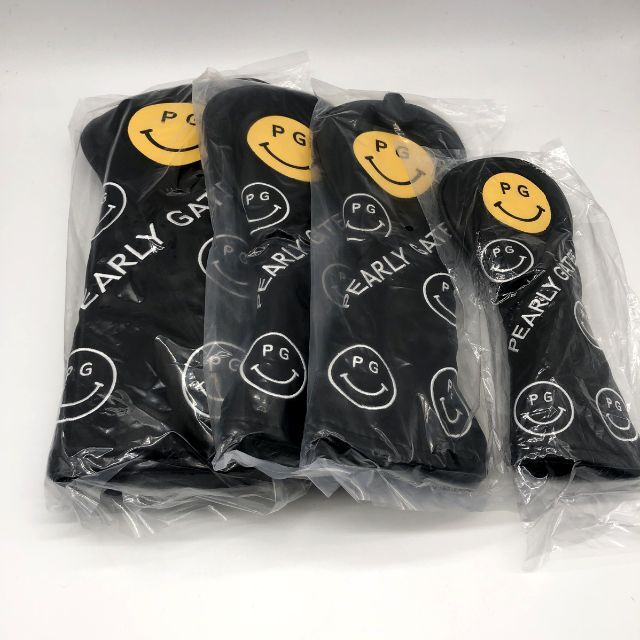 訳ありゴルフオカヤドカリ ゴルフクラブカバー グレー ヘッドカバーセット 4点