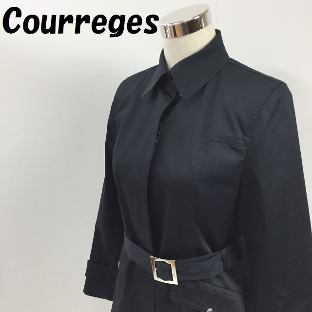 Courreges(クレージュ)の【人気】クレージュ ショート ステンカラーコート サイズ9AR レディース レディースのジャケット/アウター(その他)の商品写真