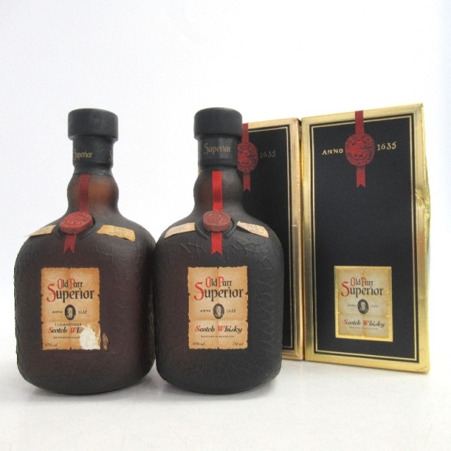 未開封★OldParr【オールドパー】 スペリオール 2本セット ジャンク品 750ml 箱付