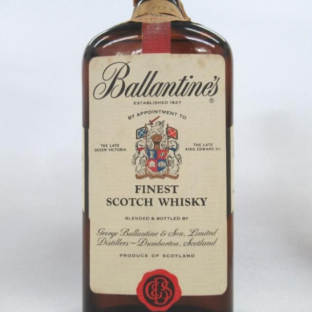 Bally(バリー)の未開封★Ballantine's【バランタイン】 ファイネスト 赤青旗 760ml 箱付【中古】 食品/飲料/酒の酒(ウイスキー)の商品写真