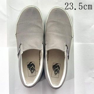 ヴァンズ(VANS)のc0094 バンズ　スリッポン　スニーカー　グレー　23.5cm vans(スニーカー)