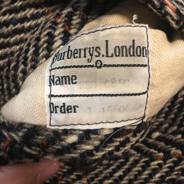 Burberrys アイリッシュツイード イギリス製 ステンカラーコート