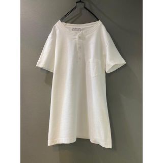 レミレリーフ(REMI RELIEF)の古着 レミレリーフ ビンテージ シンプル ヘンリーネック ボタン Tシャツ 美品(Tシャツ/カットソー(半袖/袖なし))