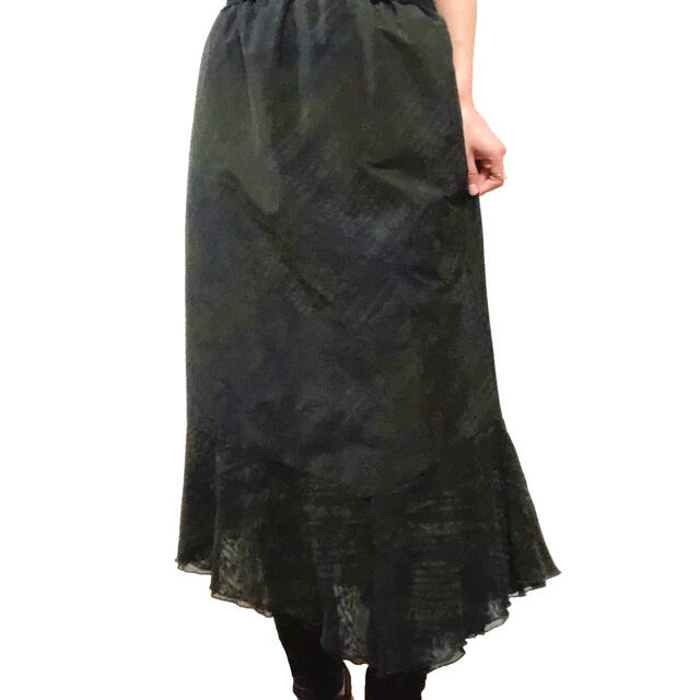 Sensounico(センソユニコ)の【sensounico】NERO センソユニコ 総柄スカート チュール レディースのスカート(ひざ丈スカート)の商品写真