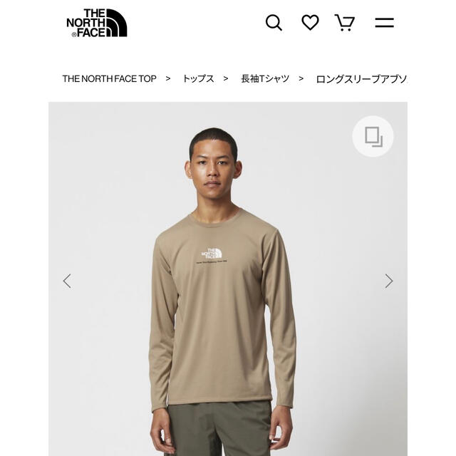 THE NORTH FACE(ザノースフェイス)のノースフェイスロングスリーブアブソルートリーノーティー メンズのトップス(Tシャツ/カットソー(七分/長袖))の商品写真