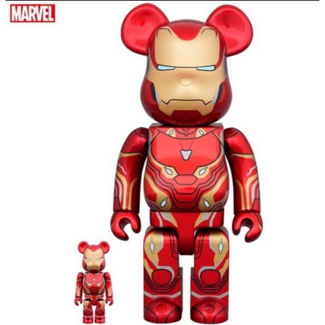 BE@RBRICK IRON MAN MARK 50 100%&400%