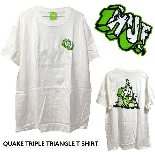 メンズHUF ハフ QUAKE TRIPLE TRIANGLE T-SHIRT L