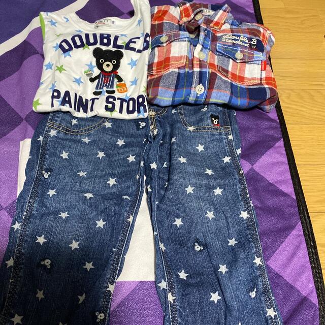 DOUBLE.B(ダブルビー)のダブルB Tシャツ、パンツ110 キッズ/ベビー/マタニティのキッズ服男の子用(90cm~)(Tシャツ/カットソー)の商品写真