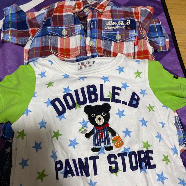 DOUBLE.B(ダブルビー)のダブルB Tシャツ、パンツ110 キッズ/ベビー/マタニティのキッズ服男の子用(90cm~)(Tシャツ/カットソー)の商品写真