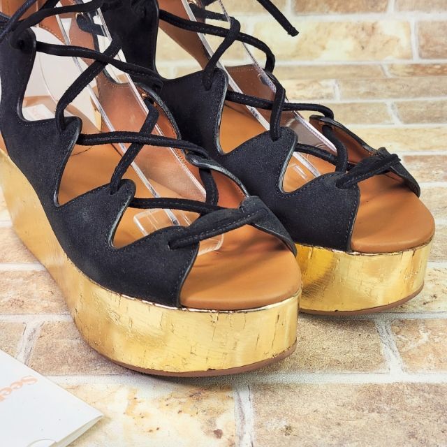 SEE BY CHLOE - シーバイ クロエ ☆ 厚底 レースアップ サンダル SEE BY CHLOE - シーバイ クロエ ☆ 厚底 レースアップ サンダル