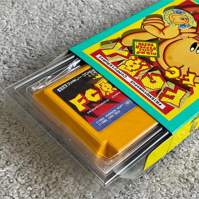 ファミコン末期のアクションゲームの大作! 新品未使用 美品 完品 FC原人