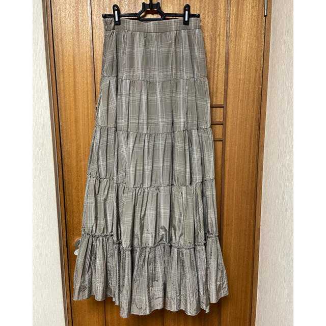 FRAY I.D(フレイアイディー)のFRAY I.D チェック　スカート　0サイズ レディースのスカート(ロングスカート)の商品写真