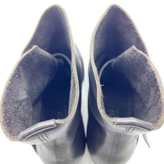 trippen(トリッペン)の★美品★トリッペン ショートブーツ 25 黒 レザー ボタン レディース 靴 レディースの靴/シューズ(ブーツ)の商品写真