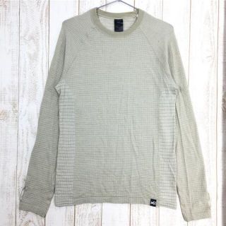 ミレー(MILLET)のMENs M/L  ミレー ホールガーメント ワッフル ウール クルー WAFF(その他)