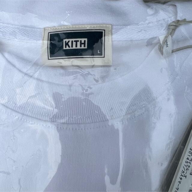 kith ロンt Ls Lax Tee White KITH Lサイズ 1
