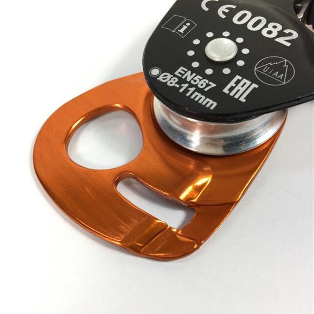 PETZL(ペツル)のペツル マイクロトラクション プーリー PETZL オレンジ系 スポーツ/アウトドアのアウトドア(登山用品)の商品写真