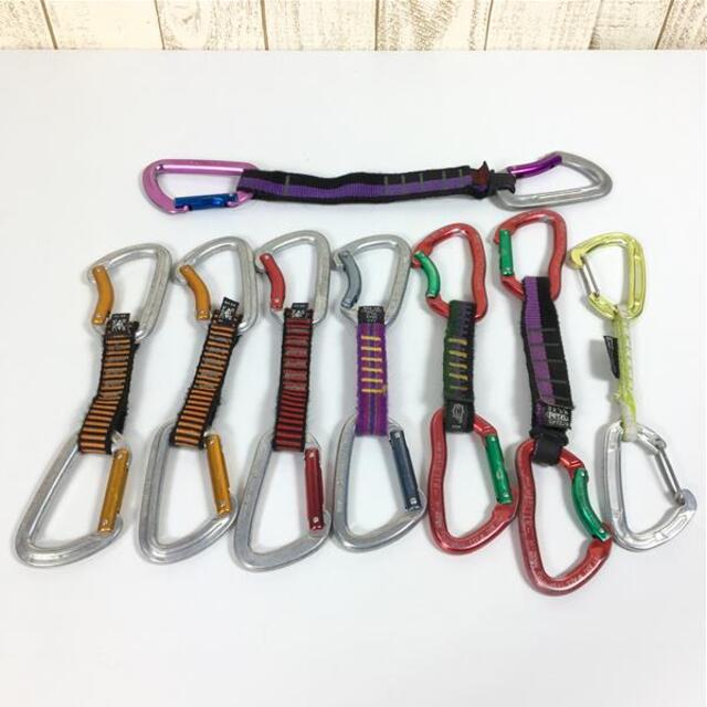 PETZL(ペツル)のペツル 等 クイックドロー ヌンチャク 8本セット カラビナ ブラックダイヤモン スポーツ/アウトドアのアウトドア(登山用品)の商品写真