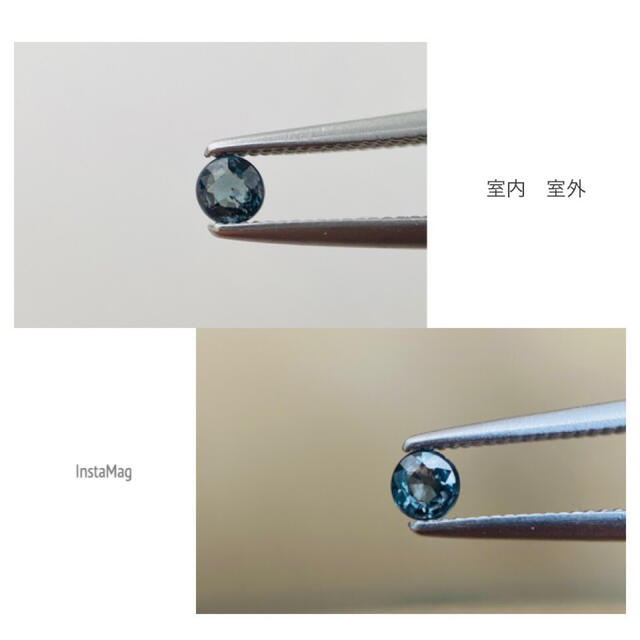 (R0822-8)『2.9mm』ベキリーブルーガーネット　ルース　0.149ct 7