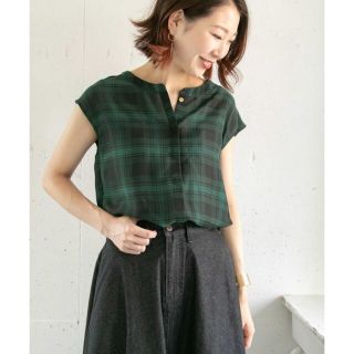 アーバンリサーチロッソ(URBAN RESEARCH ROSSO)のせん様専用　[完売・新品　アーバンリサーチ チェックブラウス　半袖](シャツ/ブラウス(半袖/袖なし))