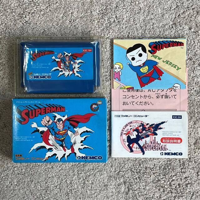 絶大な知名度を誇るヒーローのゲーム化! ほぼ未使用 美品 完品 絶大な知名度を誇るヒーローのゲーム化! ほぼ未使用 美品 完品