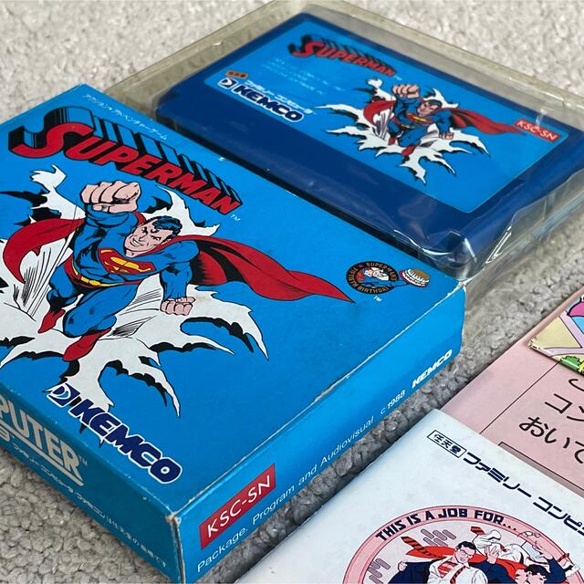 絶大な知名度を誇るヒーローのゲーム化! ほぼ未使用 美品 完品 絶大な知名度を誇るヒーローのゲーム化! ほぼ未使用 美品 完品