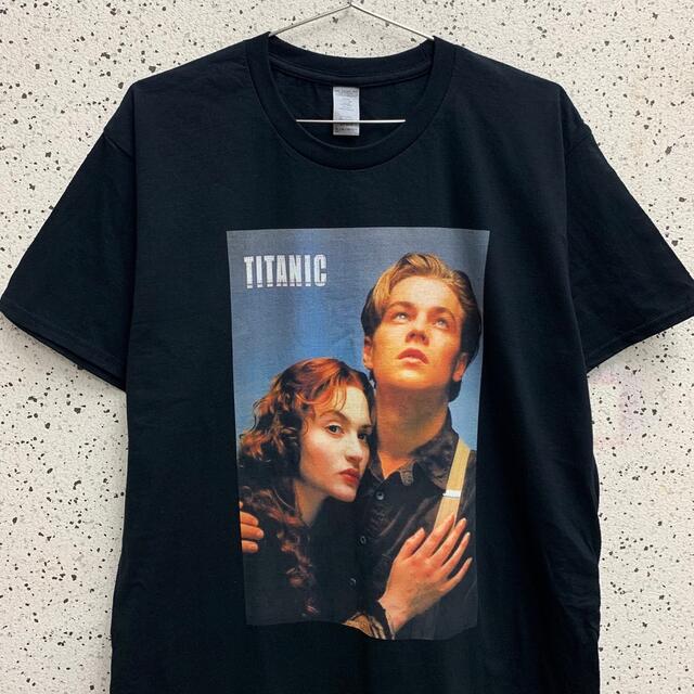 Titanic Promo Tee XL タイタニック 黒 Tシャツ ムービーT - www