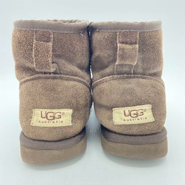 UGG(アグ)のアグ オーストラリア ムートンブーツ 25 茶 スエード ロゴ レディース 靴 レディースの靴/シューズ(ブーツ)の商品写真