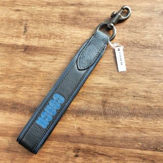 未使用 COACH コーチ メンズ ☆ レザー キーホルダー ストラップ