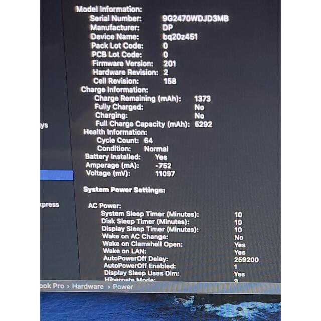 MacBook Pro i5 4GB 500GB HHD 2012